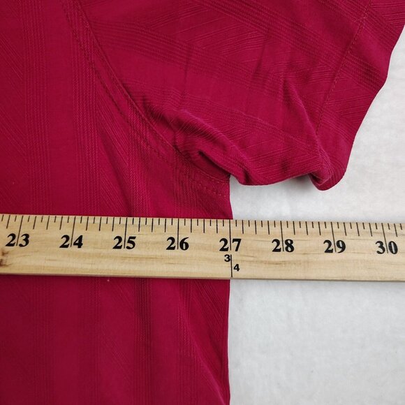 Tommy Bahama 100% Silk Red Button Down Shirt Island Modern Fit Sz 2XL - Picture 10 of 10